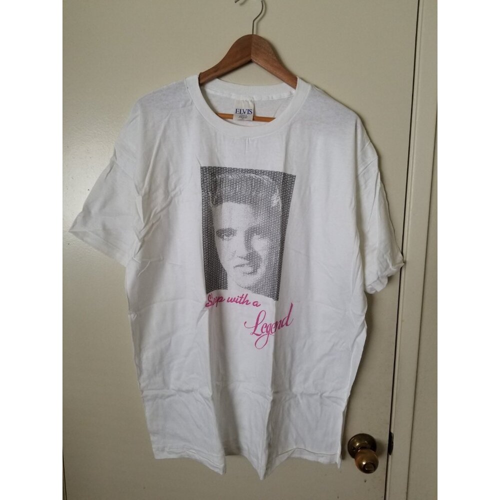 Rare Vintage Elvis Presley T Shirt Single Stitch 90s Sz XL